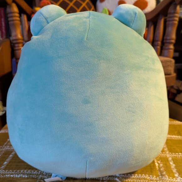 Seafoam Green Frog Squishmallow, 10" - Picture 3 of 6